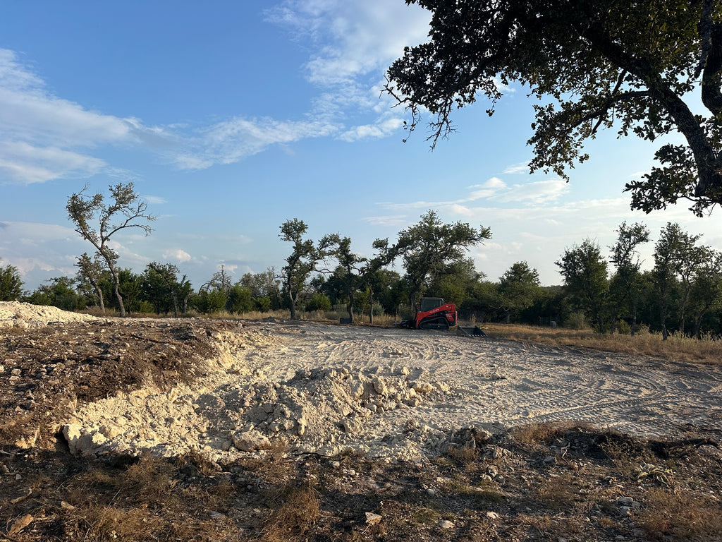 Site grading work